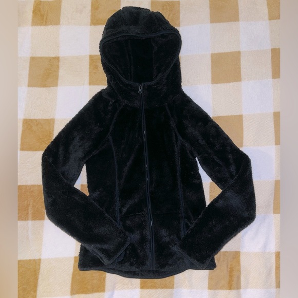 Beautiful American Eagle zip up black jacket! Mock neck that fits XS-S. Petite🖤 - Picture 1 of 7